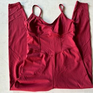 Jumpsuit, red